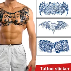 Örtjuice Tatuering Dekaler Bröst Dekaler Vattentäta Dekaler Bröst Sexig Håller Midjan Veckor U0N1><noscript><img width=