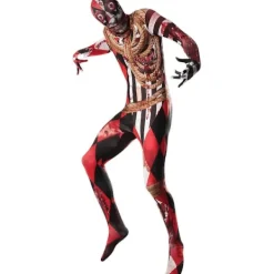 Rubies Unisex Vuxen Död Akrobat Dräkt XL Svart/Röd XL> Dräkter