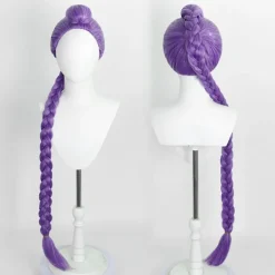 unbranded Rumi Cosplay Hårstycke med 120 cm Långa Flätade Grissvansar Långt Hår Vuxen Anime Halloween Kostymtillbehör> Peruker