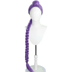 unbranded Rumi Cosplay Hårstycke med 120 cm Långa Flätade Grissvansar Långt Hår Vuxen Anime Halloween Kostymtillbehör><noscript><img width=