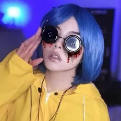 Runda Glasögon Knappglasögon Falska Ögon Cosplay Halloween Tillehör> Tillbehör