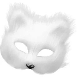 Räv Mask Dansfest Maskerad Mask Halloween Mask Rekvisita Therian Varulv Mask Päls Mask Djur Mask Cosplay> Masker