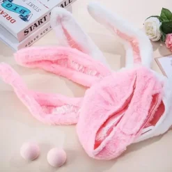 RYI 2-delad plysch kaninöron hatt kanindräkt hatt kanin varm hatt dam><noscript><img width=