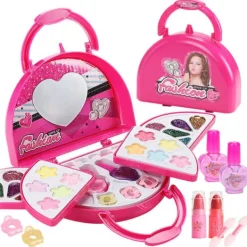 RYI-1 set sminkset för flickor, tvättbart sminkset för små barn> Smink