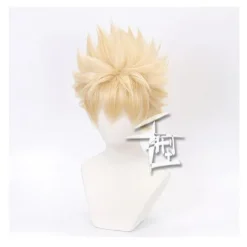 RY-Wigs My Hero Academia Bakugo Katsuki Xiaosheng Bakugo Cosplay Peruk, wz-519> Peruker