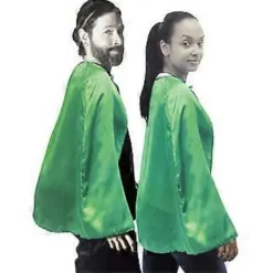 Saint Patrick's Day Kostym Grön Kappa Iriskt Festivaltillbehör Superhjältekappa Patrick's Day Grön Kappa Grön><noscript><img width=