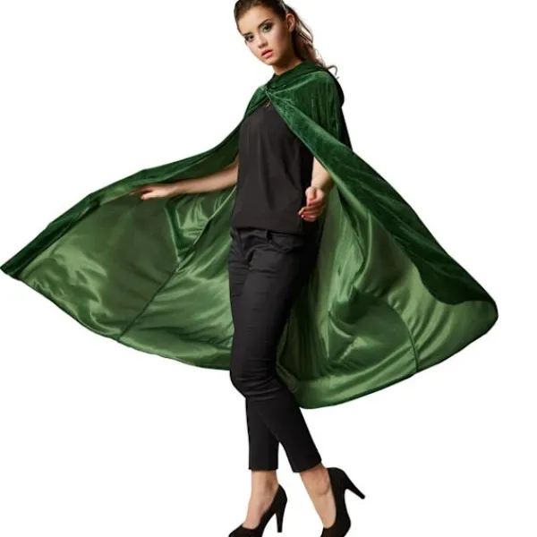 tectake Sammetscape med huva> Tillbehör