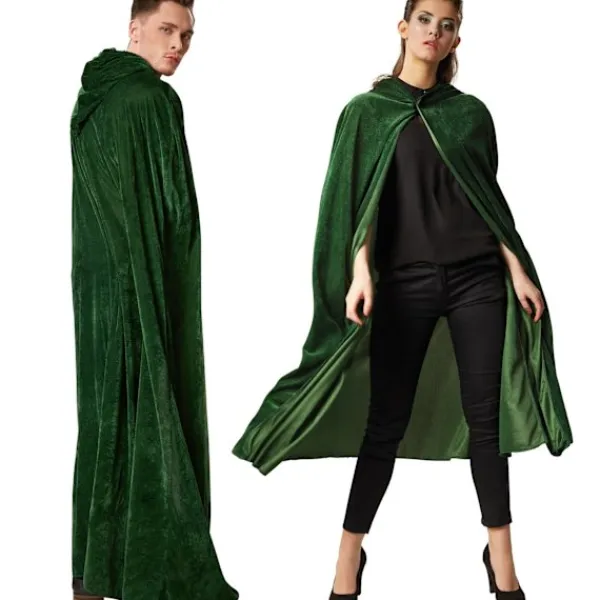 tectake Sammetscape med huva> Tillbehör