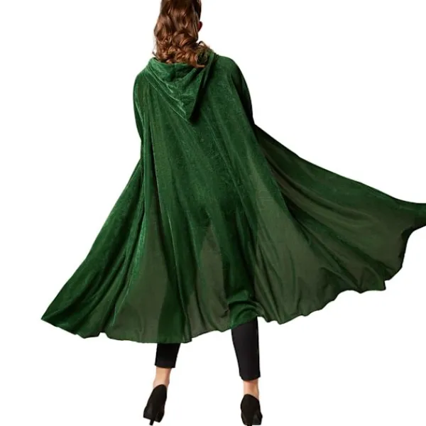 tectake Sammetscape med huva> Tillbehör