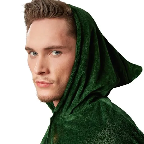 tectake Sammetscape med huva> Tillbehör