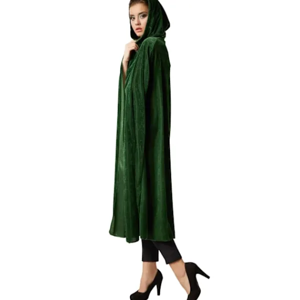 tectake Sammetscape med huva> Tillbehör