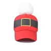 Holocky Santa Baseballkeps Unisex Julhattar Vintage Jul Baseballkeps med Pompom> Huvudbonader