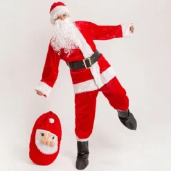 Santa Claus Fake Skägg Vit Skägg Dress Up Rekvisita><noscript><img width=