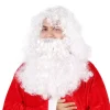 Santa äkta hår peruk set för de flesta juldekorationer> Tillbehör