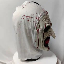 KOOLYOU Scary Terrifier 3 Cosplay Mask Halloween Art The Clown Blodig Latex Mjuk Rekvisita Fest Vuxna Terrifier Kostym Masker as pic><noscript><img width=