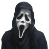 Scream Mask med Svart Hätta Spöke Ansikte Halloween Maskerad Tillbehör> Masker