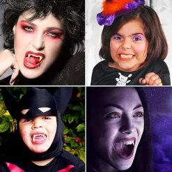 Set av 12 vampyrtänder Fangs Elf Ears för Cosplay Costume Access> Tillbehör