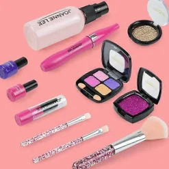 Set för barn Flickor Plånböcker - Söta utklädningssmink Mini Väskor Leksaker Mobil Plånbok> Smink