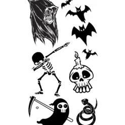 INF Set med 14 tillfälliga tatueringar> Smink