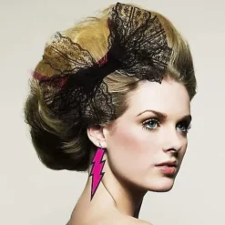 1set, 80s Fancy Party Costume Accessories Set, 1980s Fancy Dress Neon Costume Accessories With Earring Bracelets Bead Necklaces Tutu Skirt Fishnet Glo | Fyndiq> Tillbehör