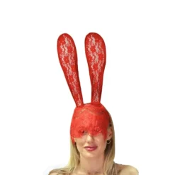 b behover. Sexiga kaninöron i spets för utklädning flörtigt diadem rollspel fest halloween one size> Huvudbonader