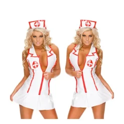 Sexiga underkläder sjuksköterska uniform förförelse kostym COSPLAY sjuksköterska> Dräkter