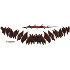 12sheet Halloween Graphic Tattoo Sticker><noscript><img width=