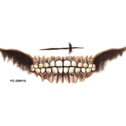 12sheet Halloween Graphic Tattoo Sticker><noscript><img width=