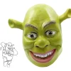 Shrek Maskeraddräkt Halloween Cosplay Vuxen Hel Huvud Grön Shrek Mask Latexmask-FY> Masker