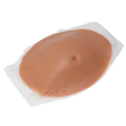 Silikon Fejk Gravidmage Elastisk Andningsbar Konstgjord Mage Rekvisita för Scenföreställning 2 till 4 Månader><noscript><img width=