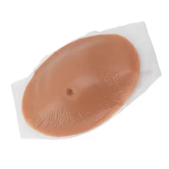 Silikon Fejk Gravidmage Elastisk Andningsbar Konstgjord Mage Rekvisita för Scenföreställning 2 till 4 Månader><noscript><img width=