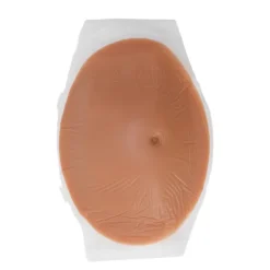 Silikon Fejk Gravidmage Elastisk Andningsbar Konstgjord Mage Rekvisita för Scenföreställning 2 till 4 Månader><noscript><img width=