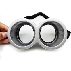 Silver Minion Glasögon Maskerad Rekvisita Halloween Kostym Rekvisita><noscript><img width=