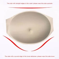 Simulation Pregnant Belly Tummy Bump Actor Cosplay Props Breathable Stage Performance L><noscript><img width=