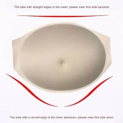 unbranded Simulerad gravid mage Tummy Bump skådespelare Cosplay rekvisita andningsbar scenframträdande><noscript><img width=