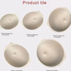 Simulerad Gravidmage Magbukt Skådespelare Cosplay Rekvisita Andningsbar Scenframträdande><noscript><img width=