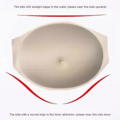 Simulerad Gravidmage, Magebula, Skådespelar Cosplay Rekvisita Andningsbar (PA)><noscript><img width=