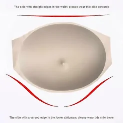 Simulerad Gravidmage Magebula Skådespelare Cosplay Rekvisita Andningsbar Scenföreställning - Perfekt S><noscript><img width=