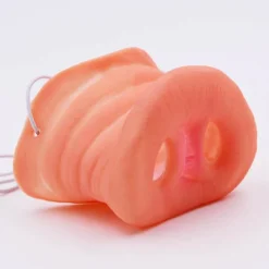 Simulerad grisnäsa med elastiskt band, kostymdjurmask, Halloween-festrekvisita (1 st)> Masker