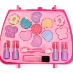 Simulerad sminkväska leksak för barn flickor kosmetika prinsessa present 1> Smink