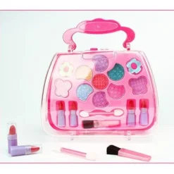 Simulerad sminkväska leksak för barn flickor kosmetika prinsessa present 1><noscript><img width=