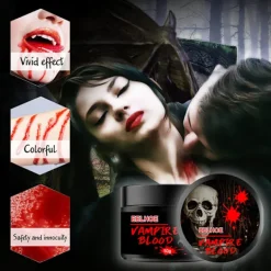 LBSS Simulering Blod Halloween Maskerad rekvisita Cosplay Klänning Fest Smink För män Kvinnor Barn><noscript><img width=