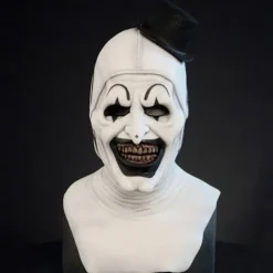 Själsbrytande clownmask Halloween smink bal rekvisita latex skräck> Masker