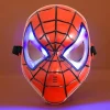 Självlysande Spider-Man Mask med LED-ögon för barn [JUN]> Masker