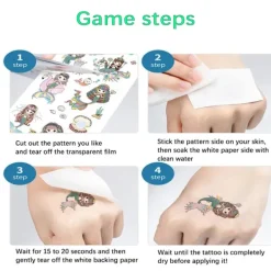 Självlysande UV-tatuering, Enhörning A><noscript><img width=