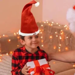 Sjungande och dansande jultomtehatt Nyhet Mössa Musikalisk Rörlig Rolig Present JUL, 100% Ny><noscript><img width=