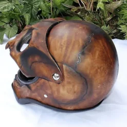 Skalle-hjälm med skyddsglasögon Latex Huvudöverdrag Halloween Party Cosplay Rekvisita för Halloween (röd)><noscript><img width=