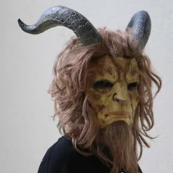 FMYSJ Skönheten och Odjuret Film Cosplay Mask Hjälm Helmask Muff Peruk Julmask Karneval Festival Party Kostym Rekvisita (FMY)><noscript><img width=