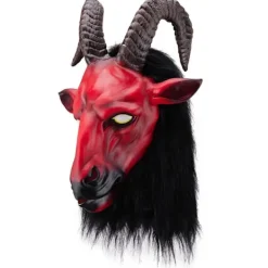 Skräck tjurhuvud hästhuvud djurmask huvudbonad horn demon helvetesbudbärare cosplay trick> Masker
