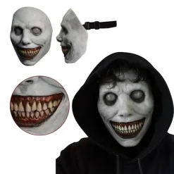 Skräckmask Cosplay Leende Demon Skräck Latexmask> Masker